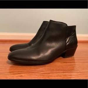 Sam Edelman Black Leather Booties